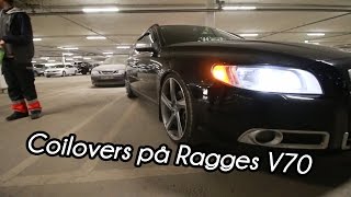 Coilovers på Ragges V70  VLOGG 141 [upl. by Ciredor]