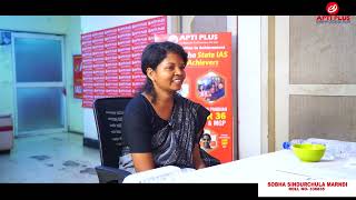 SOBHA SINDURCHULA MARNDI  RANK 607  OAS 2022  Mock Interview  APTI PLUS [upl. by Jonie]