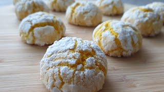 🍋Craquelés citronCrinkles citron facile et rapide🍋 [upl. by Anyk]