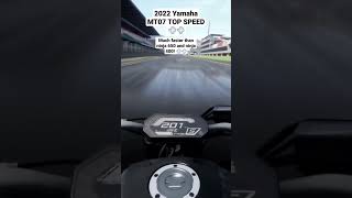 2022 YAMAHA MT07 TOP SPEED  YAMAHA CROSS PLANE ENGINE PURE SOUND  TERMIGNONI EXHAUST [upl. by Oregolac666]