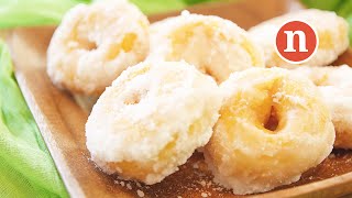 Sweet Potato Donuts  Kuih Keria  Kuih Gelang  Donut Kampung Nyonya Cooking [upl. by Llorrac]