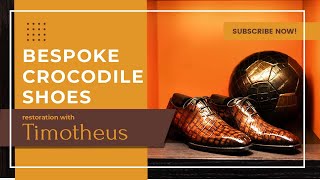 Bespoke crocodile shoes  Timotheus [upl. by Brit578]