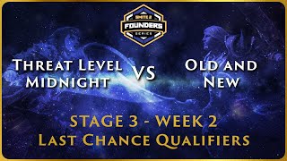 SMITE 2 Founders Series  Stage 3 LCQ  EMEA Week 2 Threat Level Midnight vs Old and New [upl. by Leeke838]