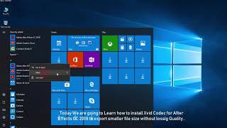 How to install and configure xvid codec in after effects cc 2018 [upl. by Apgar]