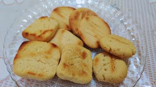 Eggless Butter Cookies  No Oven  Biscuit Recipe Bakery style cookies blogwithkesar [upl. by Naillimxam]