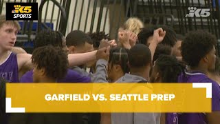 HS boys basketball Garfield vs Seattle Prep [upl. by Metzger513]