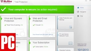 McAfee Total Protection 2014 Review [upl. by Efren]