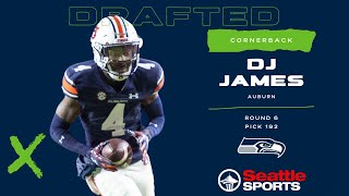 Live reaction to Auburn CB DJ James getting drafted by the Seattle Seahawks [upl. by Eidoj122]