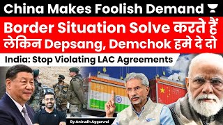 India rejects Chinas demand to accept new normal in Depsang Demchok points along LAC [upl. by Tawnya808]