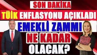 CANLI Son Dakika Tüik Enflasyonu Açıkladı Emekli Zammı Ne Olacak [upl. by Adianes450]