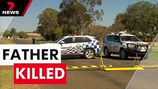 Father killed in horror Kingaroy hit and run  7NEWS [upl. by Sihonn42]