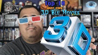 Top 10 Must Own 3d Blu Rays For 2021 [upl. by Enytsirhc842]