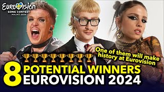 Eurovision ESC 2024  8 Potential Winners With Comments Pros amp Cons [upl. by Kathryne]