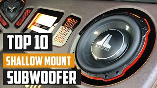 Top 10 Best Shallow Mount Subwoofers in 2024  The Ultimate Countdown Reviews amp Best Picks [upl. by Volotta]