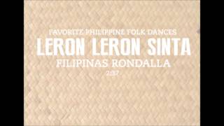 Leron Leron Sinta Audio Only  Favorite Philippine Folk Dance Filipinas Rondalla [upl. by Attesor]