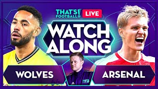 WOLVES vs ARSENAL LIVE with Mark Goldbridge [upl. by Gault]