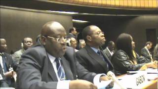 Lallocution de SEM Paul BundukuLatha Ministre délégué du Gabon EXCOM [upl. by Veron]