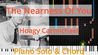 🎹Solo amp Chord The Nearness Of You Hoagy Carmichael Synthesia Piano [upl. by Trescha959]