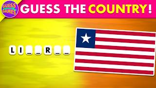 Guess the Country From Its Flag 🌍🤯 Drop Your Answers Below amp Test Your Skills 💬 quiz flag [upl. by Derman55]