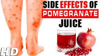 Pomegranate Juice Side effects  Pomegranate Side Effects Liver [upl. by Nelyaw]