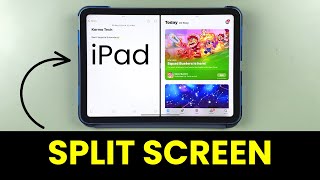 How to Split Screen on iPad  iPad Two Apps at the Same Time [upl. by Odnumyar]