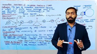 SN2 Reaction  Nucleophilic substitution of Bimolecular reaction  12th Class chemistry  ch10 [upl. by Yniffit336]