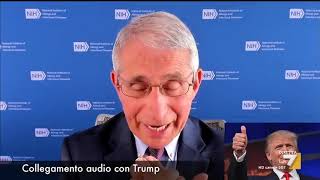 Esclusivo la videochiamata tra Fauci e Trump secondo Celenza [upl. by Lydell]