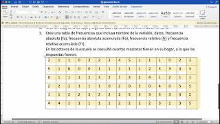 Trabajo excel medidas de posición y tabla de frecuencias [upl. by Reivilo588]