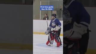 Goaltender goaltender hockeygame mommyvlogger followers enjoyeveryone enjoylifesmileeveryday [upl. by Fanni]