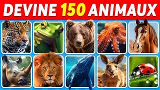 Devine 150 ANIMAUX en 3 secondes  Facile Moyen Difficile Impossible [upl. by O'Kelly]