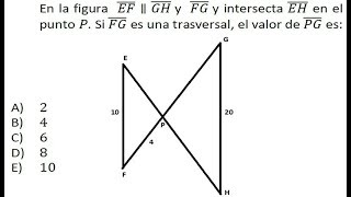 Geometría  Trazos proporcionales y Teorema de Thales  Problema 14 [upl. by Oitaroh]