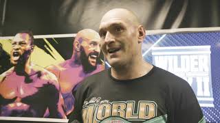 Tyson Fury Everyone Said I Couldnt Knock out Wilder I Proved Everyone Wrong  INTERVIEW [upl. by Leelaj]