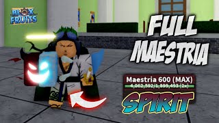 UPEI ATÉ 600 DE MAESTRIA COM A SPIRIT  BLOX FRUITS [upl. by Reyaht627]