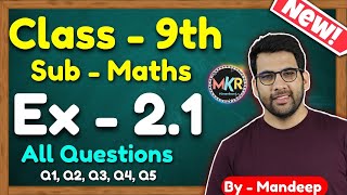 Class 9 Maths Ex 21 Q1 to Q5  Chapter 2 Polynomials  NCERT  MKR [upl. by Kelsy]