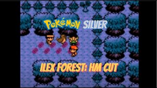 How to get through Ilex Forest and get HM Cut Pokemon Silver [upl. by Nanam]