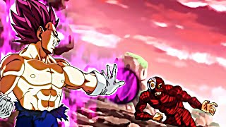 Vegeta Ego vs Amaron  Beginning of the celestial war  Full animation [upl. by Elfrieda675]