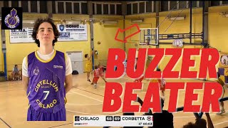 BUZZER BEATER CISLAGO VS CORBETTA  DR1 LOMBARDIA 20242025 🏀 [upl. by Nappy]