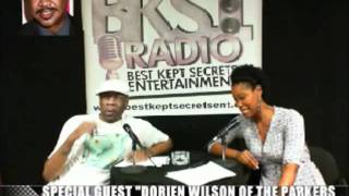 DORIEN WILSON OF MONIQUES SHOW THE PARKERS ON BKS1 RADIO PT1 [upl. by Gerdeen70]