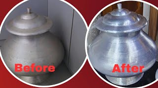 Chengphu Fengdringeida Videose Yengbihou  How to clean silverAluminum with Shiny  mhm [upl. by Higginson41]