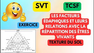 ⭐TCSSVTECOLOGIE⭐les facteurs édaphiques  texture du sol [upl. by Selway]