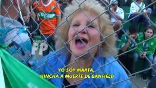 MARTA VOLVIO CON TODO LA HINCHA DE BANFIELD [upl. by Tessil]