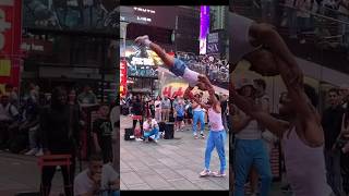 Show stopping street dance at Times Squarestreetperformance [upl. by Allain508]