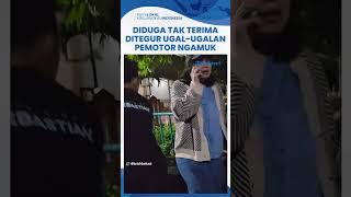 Viral Video Pria di Bekasi Ngamuk Diduga Tak Terima saat Ditegur Warga Gegara Hampir Tabrak Pemotor [upl. by Myrah]