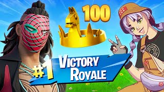 Winning in Duos w My Girlfriend Fortnite Season 4 [upl. by Aicelaf]