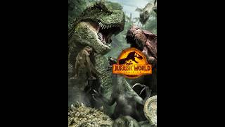 Speckles tarbosaurus vs jurassic world youtubeshorts rexy tarbosaurus therizinosaurus dinoedit [upl. by Einnalem]