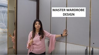 Ep17  Luxury Interior Design  Wardrobe Design Inside  Grey Wardrobe Design for Master Bedroom [upl. by Nilreb203]