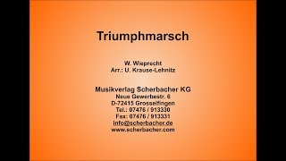 Triumphmarsch  Musikverlag Scherbacher [upl. by Ahsiened]