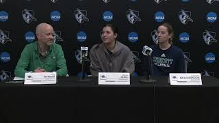 2024 NCAA DIII Volleyball Championships Round 1  Endicott Post Game [upl. by Carmel]