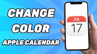 How to Change Color on Apple Calendar [upl. by Gitt]