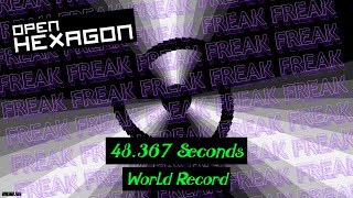 Open Hexagon  Freak  48367 Seconds WR [upl. by Atyekram507]